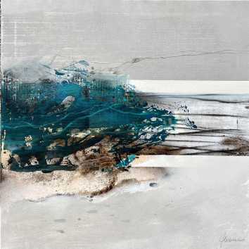 Tracce II - 80 x 80 cm
